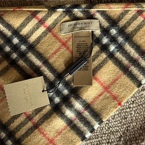 Burberry triangle cashmere scarf.  NWT.